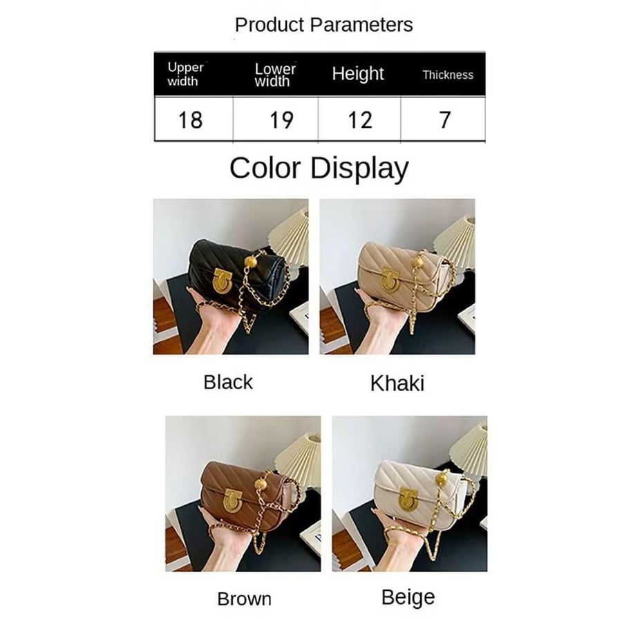 حقيبة كتف جلد نسائي سعة كبيرة