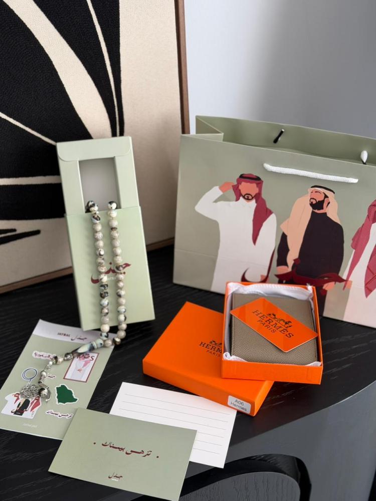 سبحة بكلايت بيج مموج +محفظة هيرمز