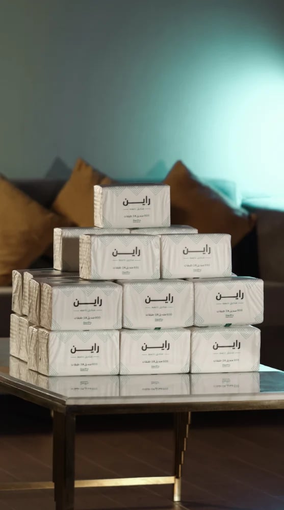 A package of 600 ultra-soft tissues