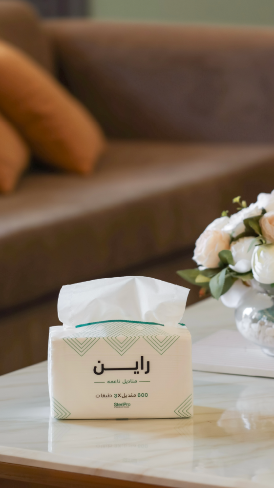 A package of 600 ultra-soft tissues
