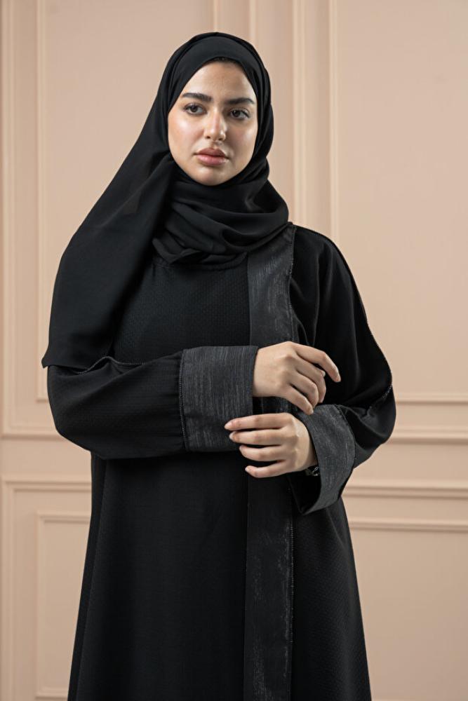 عباية نسائية من لافينيا. قماش كريب خليجي