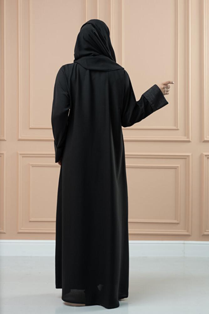 عباية نسائية من لافينيا. قماش كريب خليجي