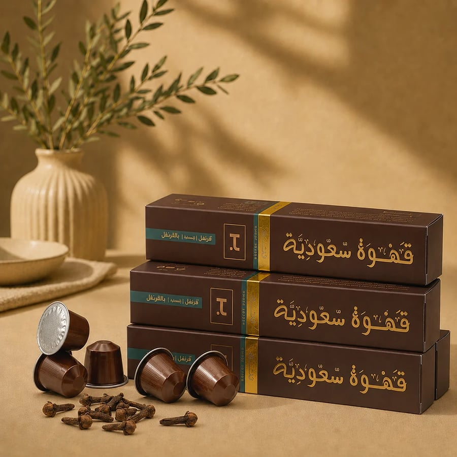 باقة كبسولات القهوة السعودية بالقرنفل