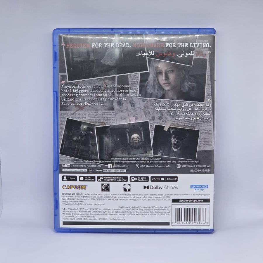Resident Evil Requiem PS5