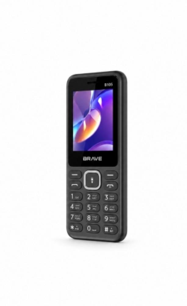 جوال بريف B105 ثنائي الشريحة يدعم تقنية 4G لون رمادي