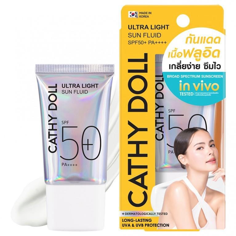 ‎واقي الشمس Cathy Doll Ultra Light Sun Fluid (SPF50+ PA++++)