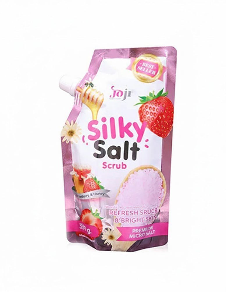 مقشر Joji Silky Salt Scrub بالخوخ والجلوتاثيون