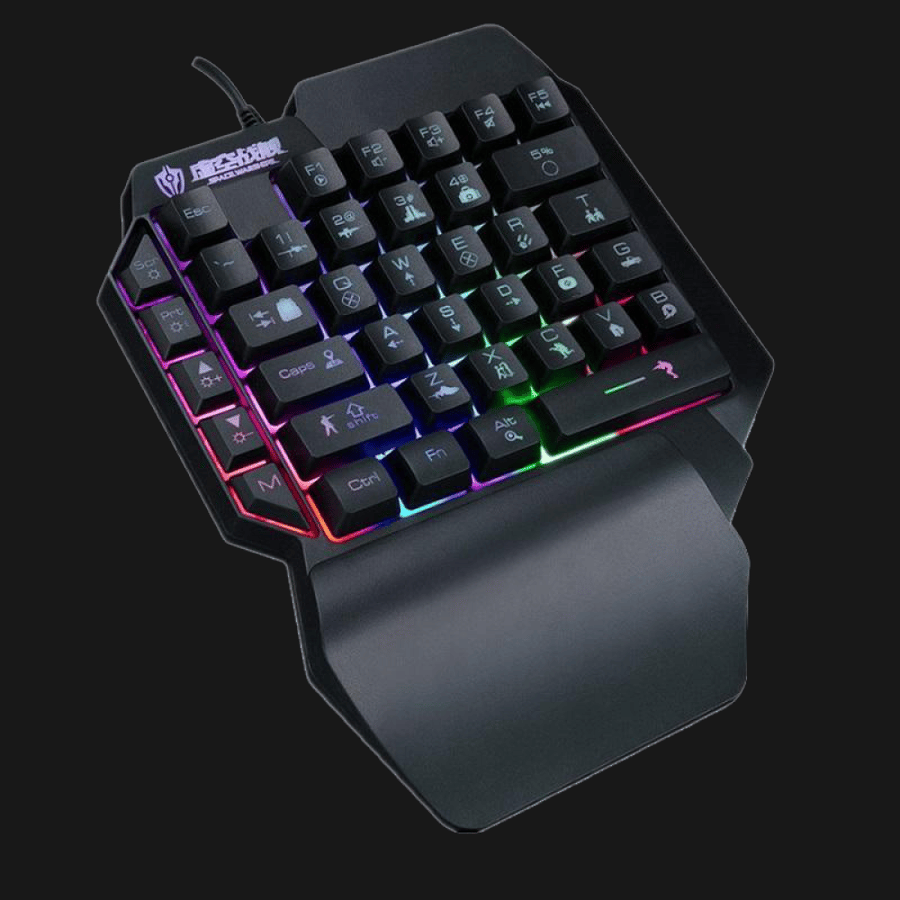 كيبورد الألعاب اليد الواحدة  | One-Hand Gaming Keyboard