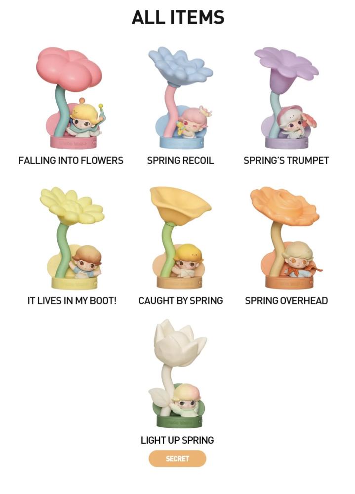 DIMOO Moments in Bloom Series - Sensor-activated Nightlight Blind Box