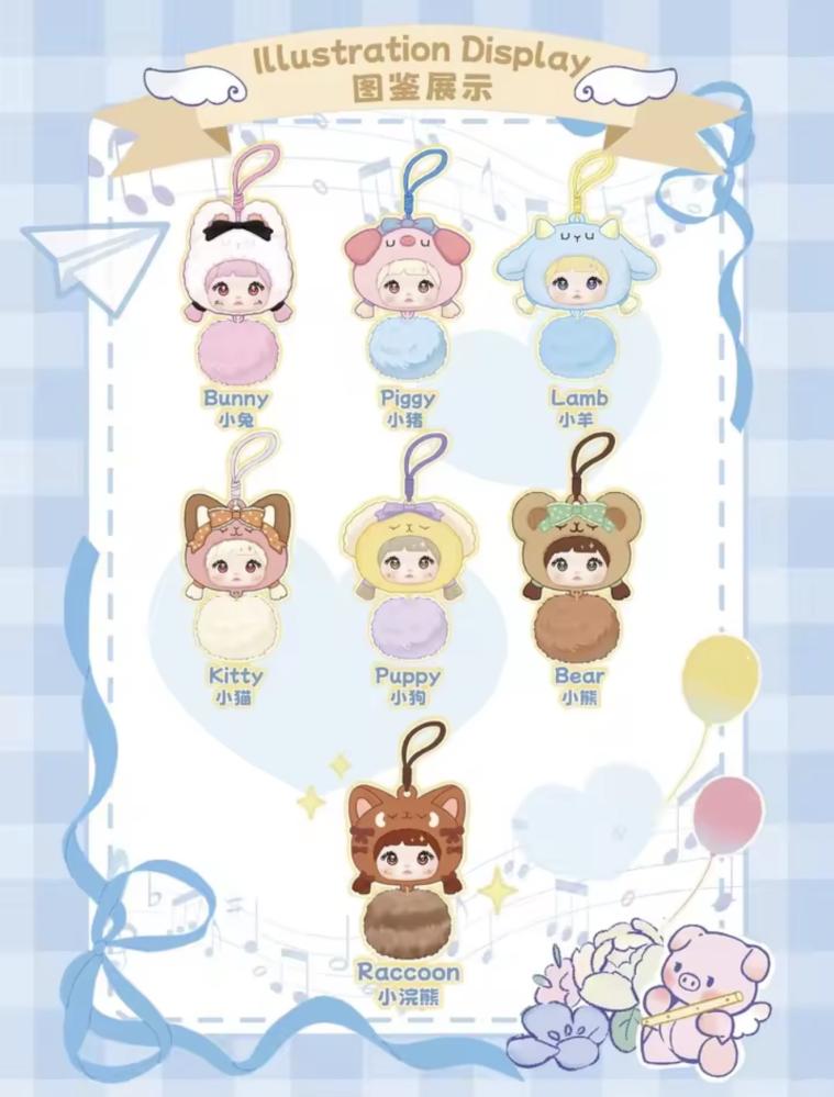 Nommi Forest Melodies Silicone Earbud Case Plush