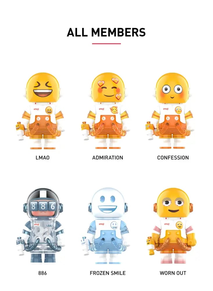 MEGA SPACE MOLLY 100% × emoji™ Series