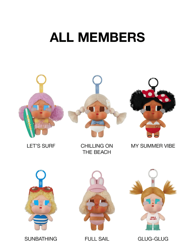 CRYBABY Vacation Mode On Series-Vinyl Plush