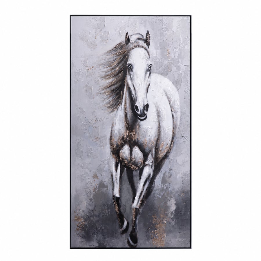 لوحة حائط بإطار أسود مقاس 100 × 180 سم