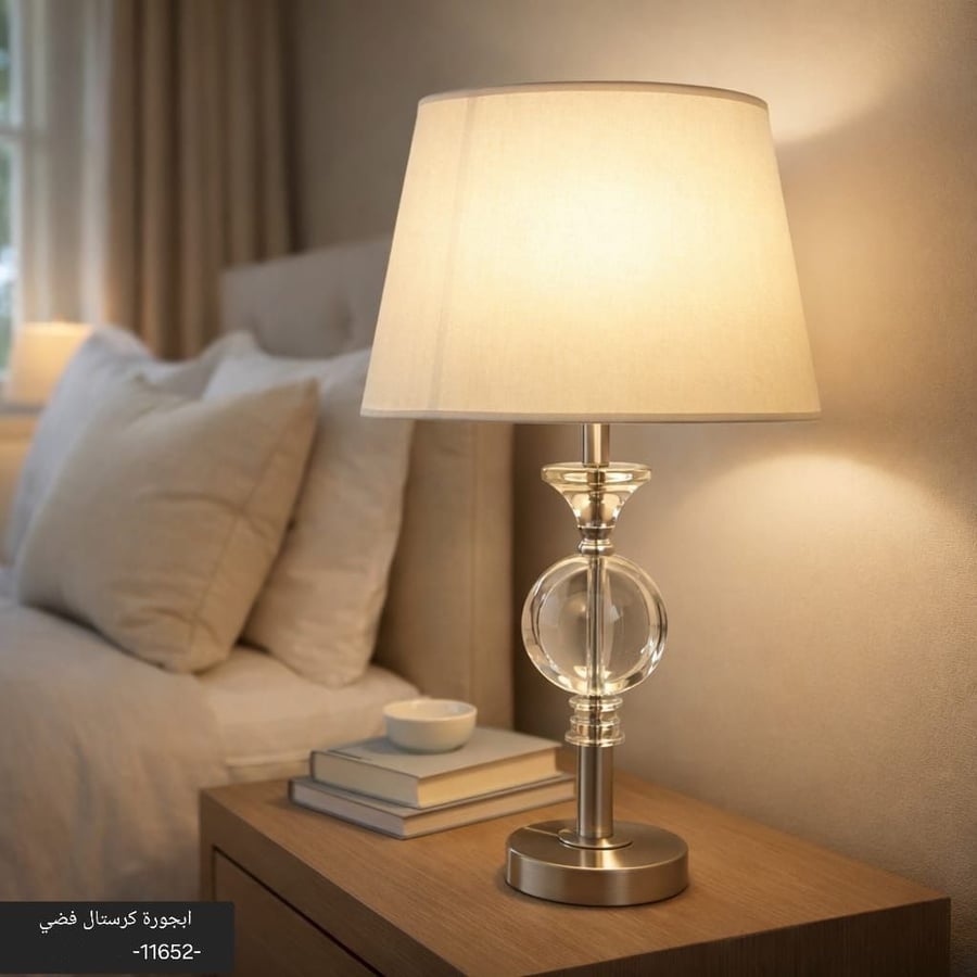 ابجورة طاولة كريستال متعددة الالوان