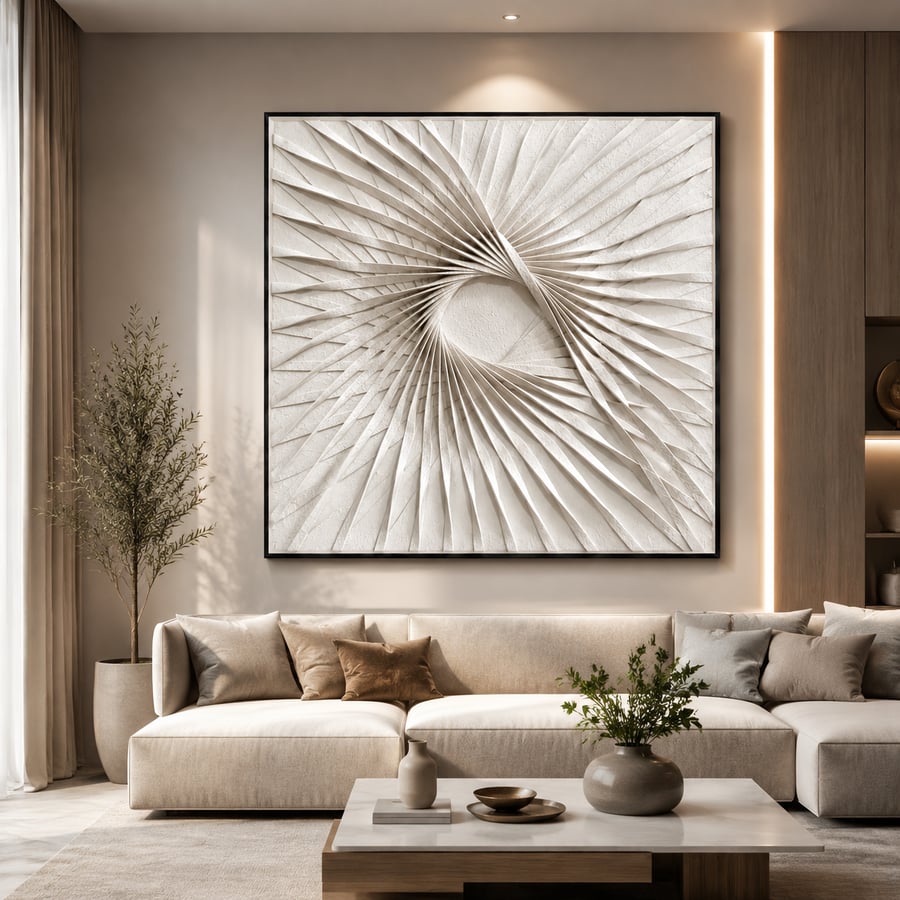 لوحة ديكور مربعة مقاس 100 × 100 سم