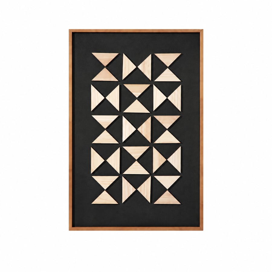 لوحة ديكور بإطار أسود مقاس 120 × 80 سم