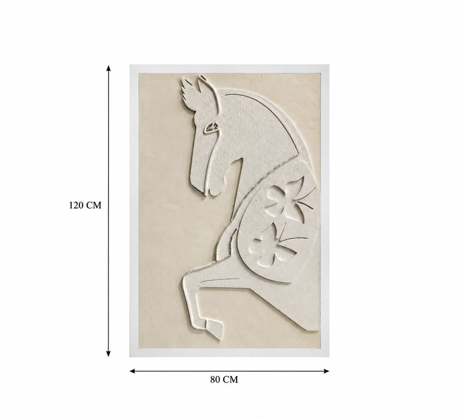 لوحة فنية مستطيلة مقاس 120 × 80 سم