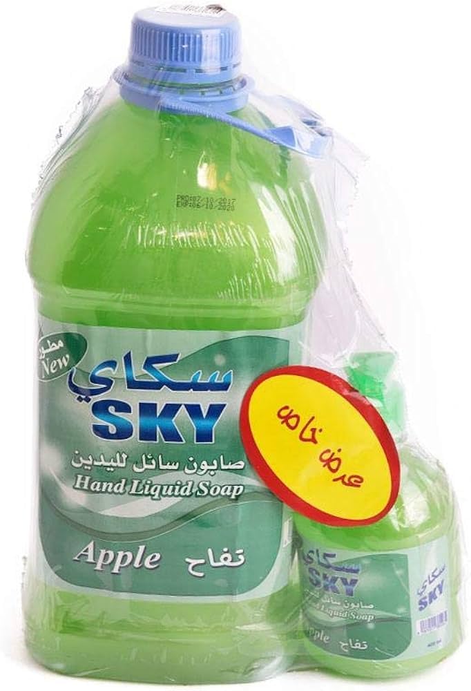 صابون سكاي سائل اليدين برائحة التفاح 3لتر