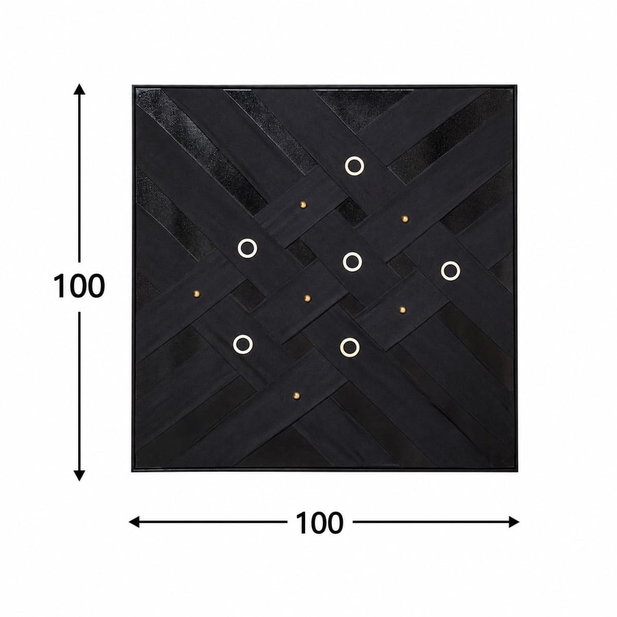 لوحة فنية للحائط مقاس 100 × 100 سم
