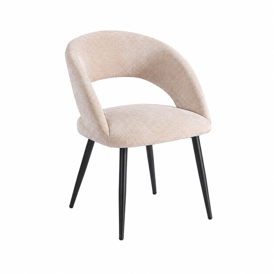 كرسي أنيق باللون البيج الداكن