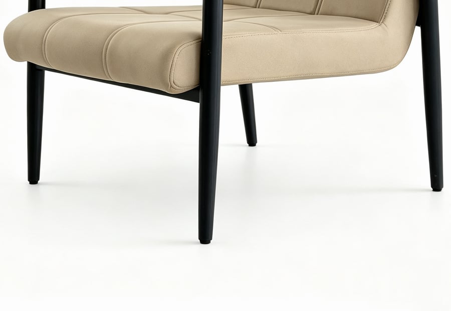 كرسي جلوس عصري باللون البيج