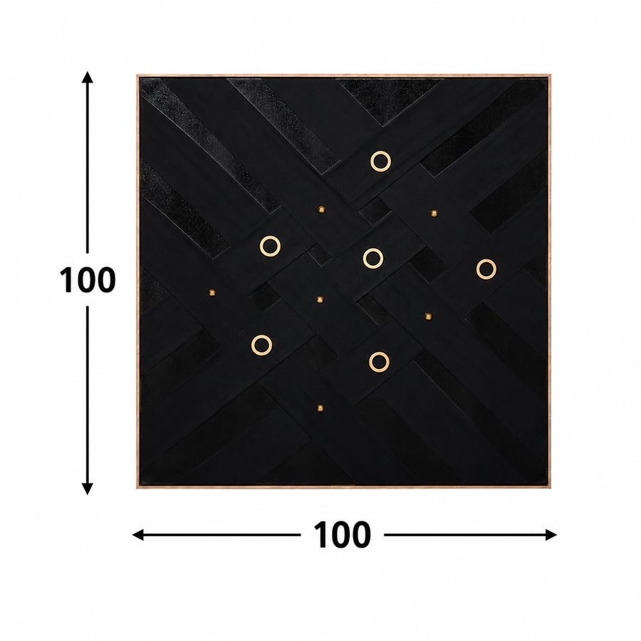 لوحة حائط مودرن مقاس 100 × 100 سم