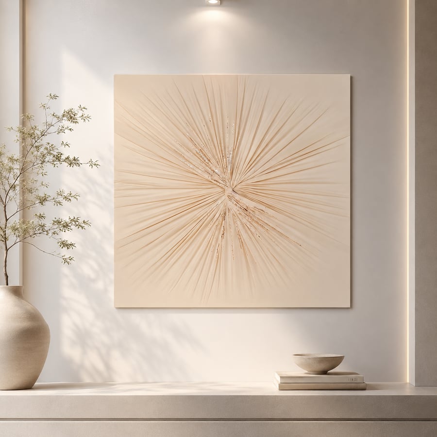 لوحة حائط مربعة بدون إطار مقاس 80 × 80 سم