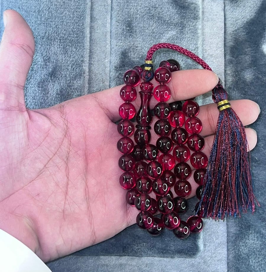 مسباح فاتوران بكركوشة مميزة.  51خرزة.  10 ملِ.