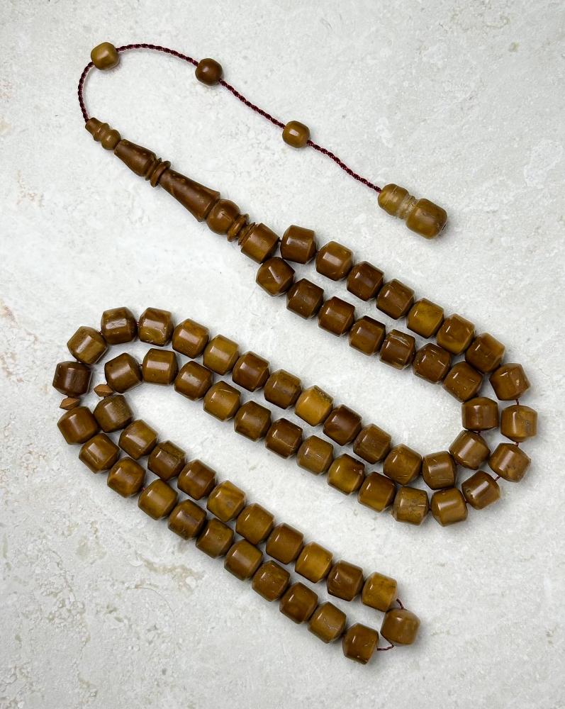 A tasbih made of coconut fruit, 8 mm.