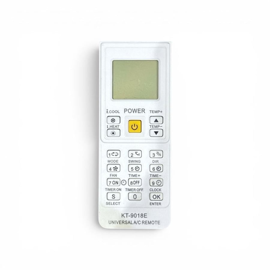 ريموت تحكم KT-9018E شامل لجميع مكيفات السبليت