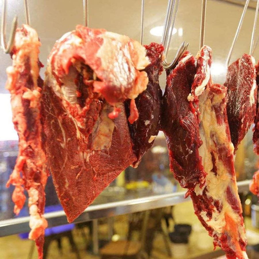 خطاف معلاق ذبيحة على شكل حرف S من الستانلس ستيل شديد التحمل (اللحوم للجزار والمزارعين والصيادين) مقاس كبير 28 سم