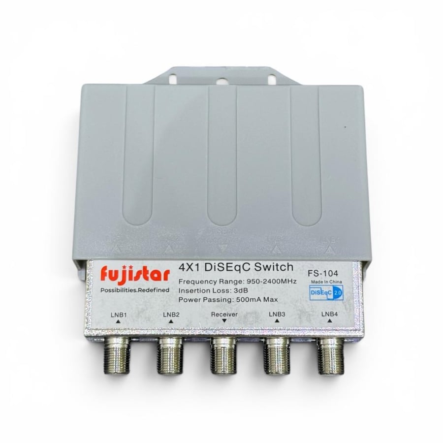قسام دش ديجتال 1 × 4 خط - كبير FUJISTAR FS-104