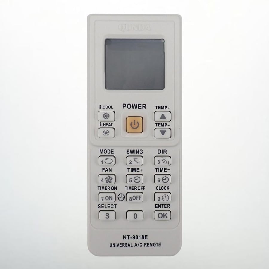 ريموت تحكم KT-9018E شامل لجميع مكيفات السبليت