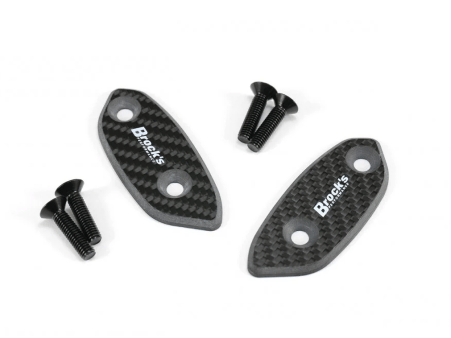 Carbon mirror covers from Brooks Company for Suzuki GSXR1000 model 05-16