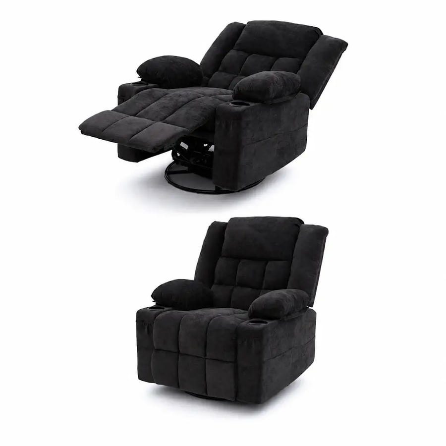 كرسي استرخاء هزاز دوار SF-20 BLACK