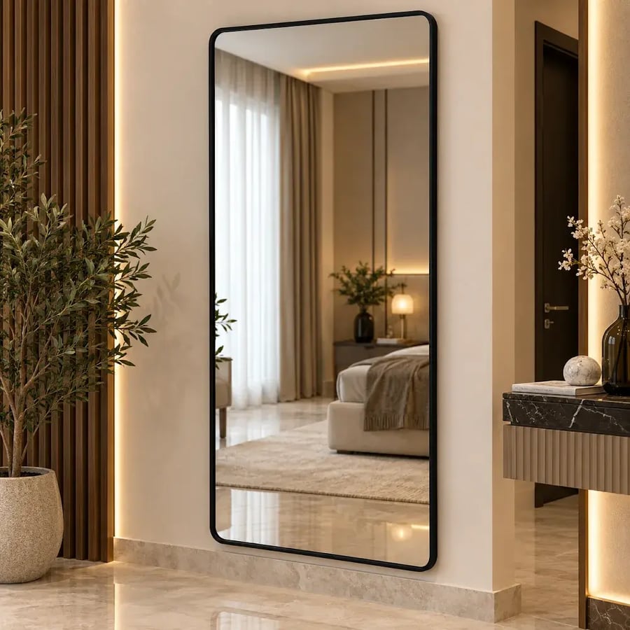 مراية A-888 BLACK 80*160