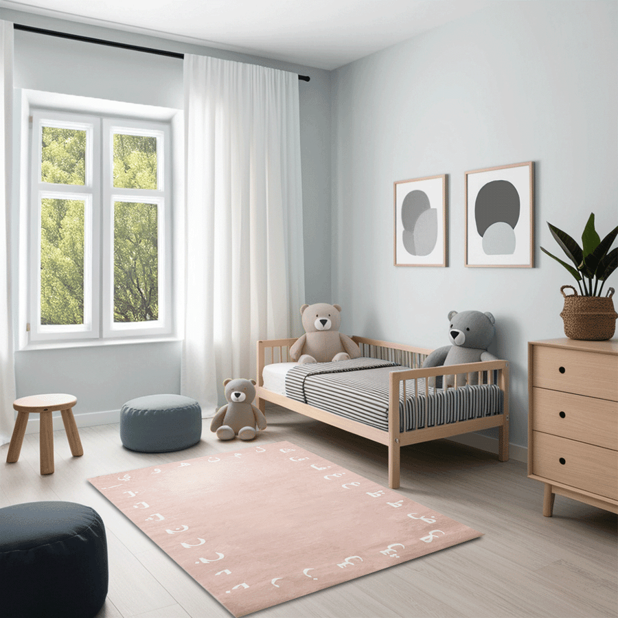 Miral carpets for children - Arabic letter design for children's rooms