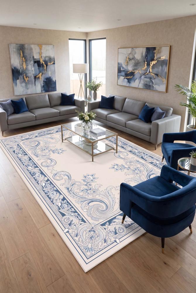 4.00X8.00 Cream DESIGN COL-FC-03 Reems K1796 Carpet