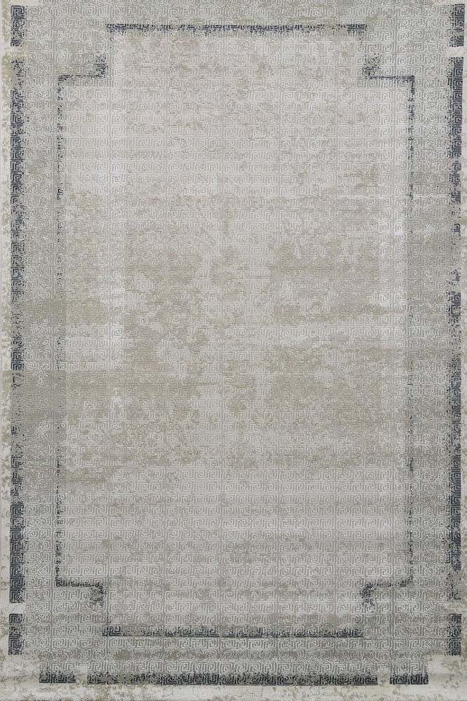سجاد الندى مودرن تركي - 4.00x6.00 - كريم ازرق