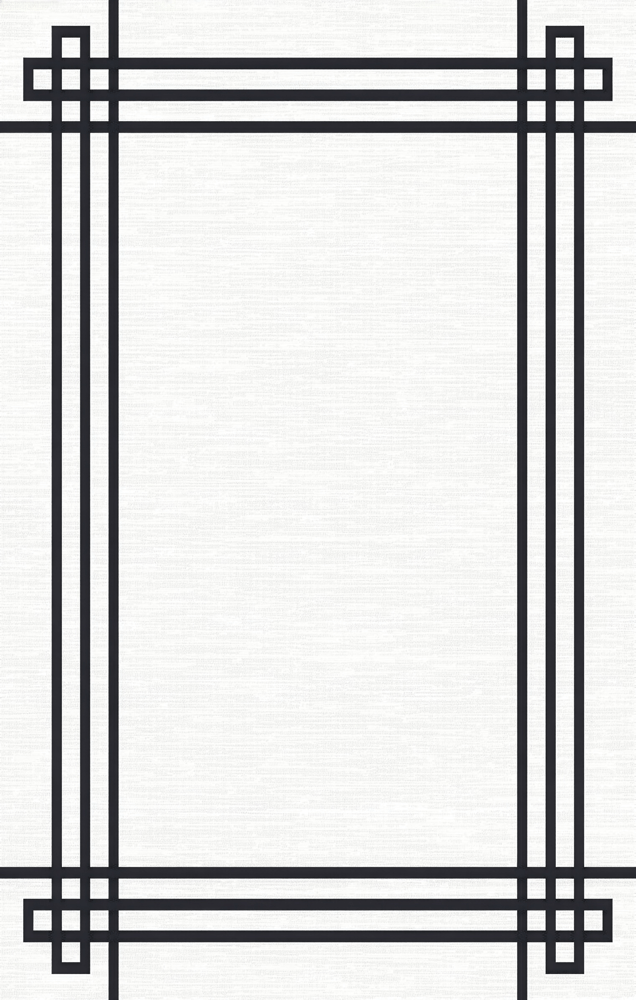 Madar Carpets - Cream Black AA089A_PTB22
