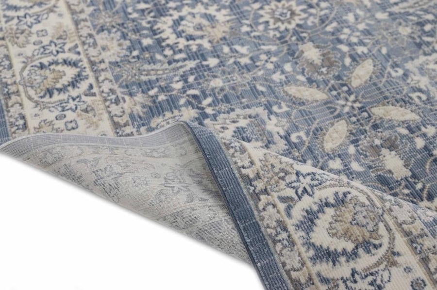 سجاد لمارا , كريم-ازرق , 0.80X2.50 سم