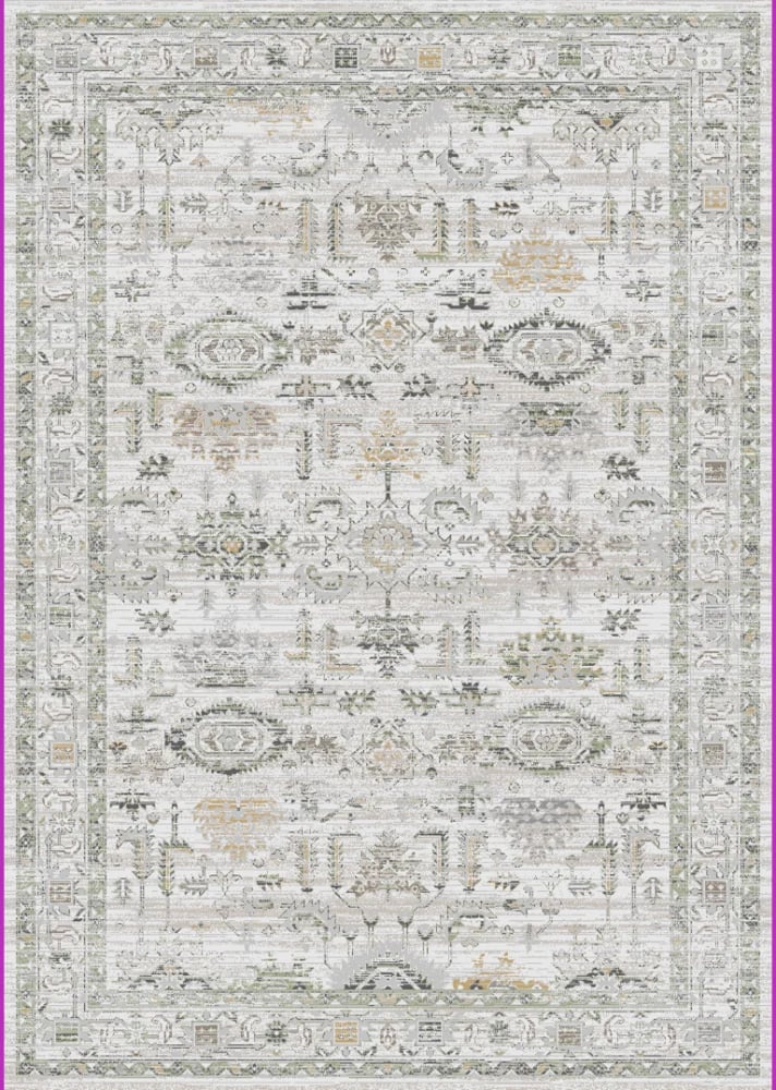 سجاد جيداء كريم بيج , رمادي , 0.80X2.50 سم