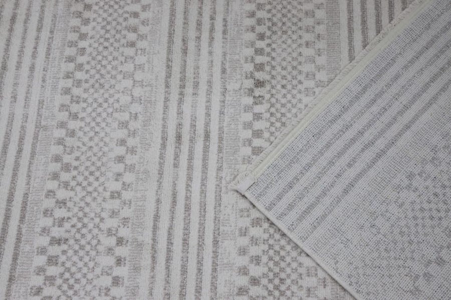 سجاد مادلين - نقشات ناعمة وألوان متناغمة , كريم-بيج , 0.80X2.50 سم