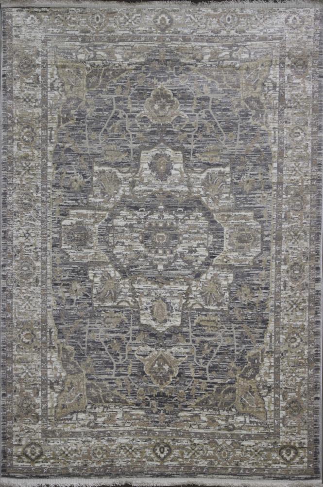 سجاد فريدة كريم - رمادي - نقشة ناعمه , كريم رمادي , 0.80X2.50(مده) سم