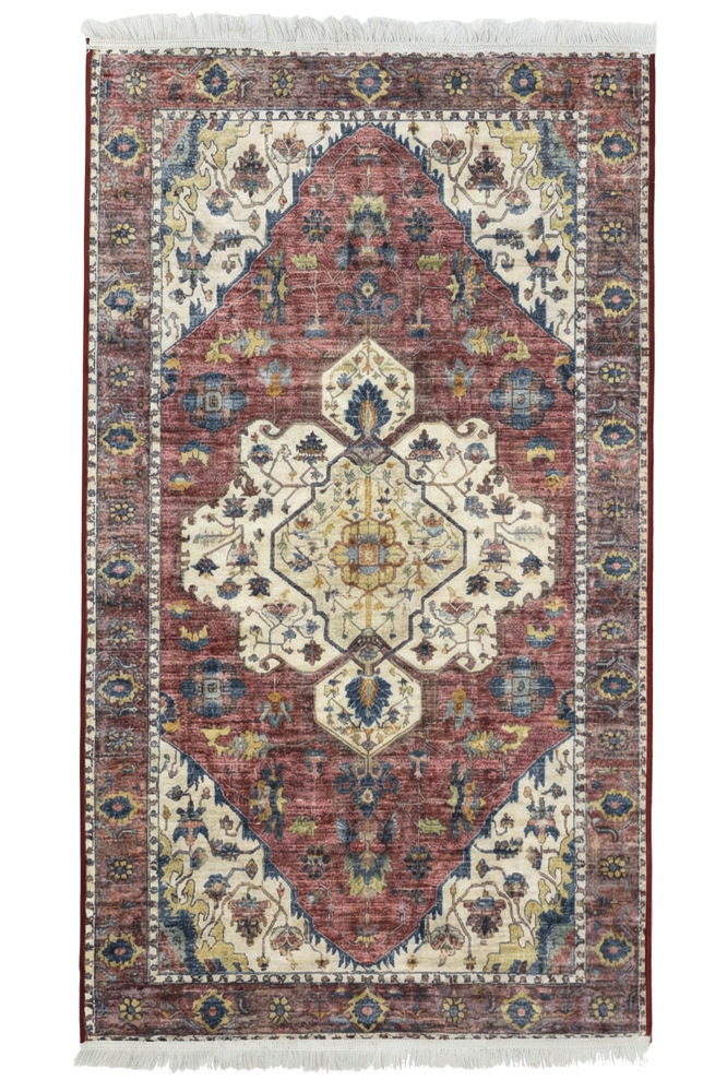 سجاد سيلفينا - احمر  240515W-2 , احمر , 0.80X2.50 سم