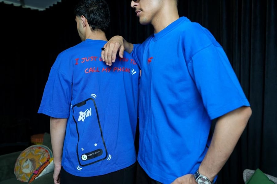 4FUN BLUE T-shirt