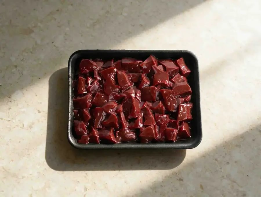 قطع كبدة بتلو
