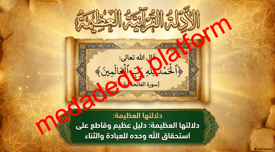 التوحيد الدرس الخامس معرفة الرب