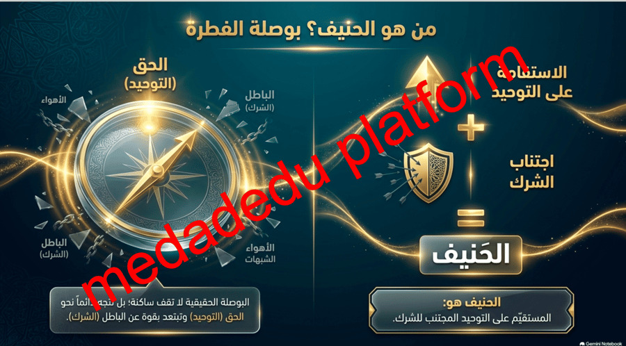 التوحيد الدرس الرابع الحنيفية السمحة