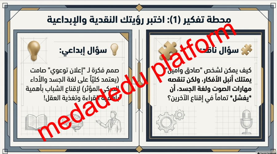 كفاية التواصل الشفهي نشاطات الغلق و التلخيص